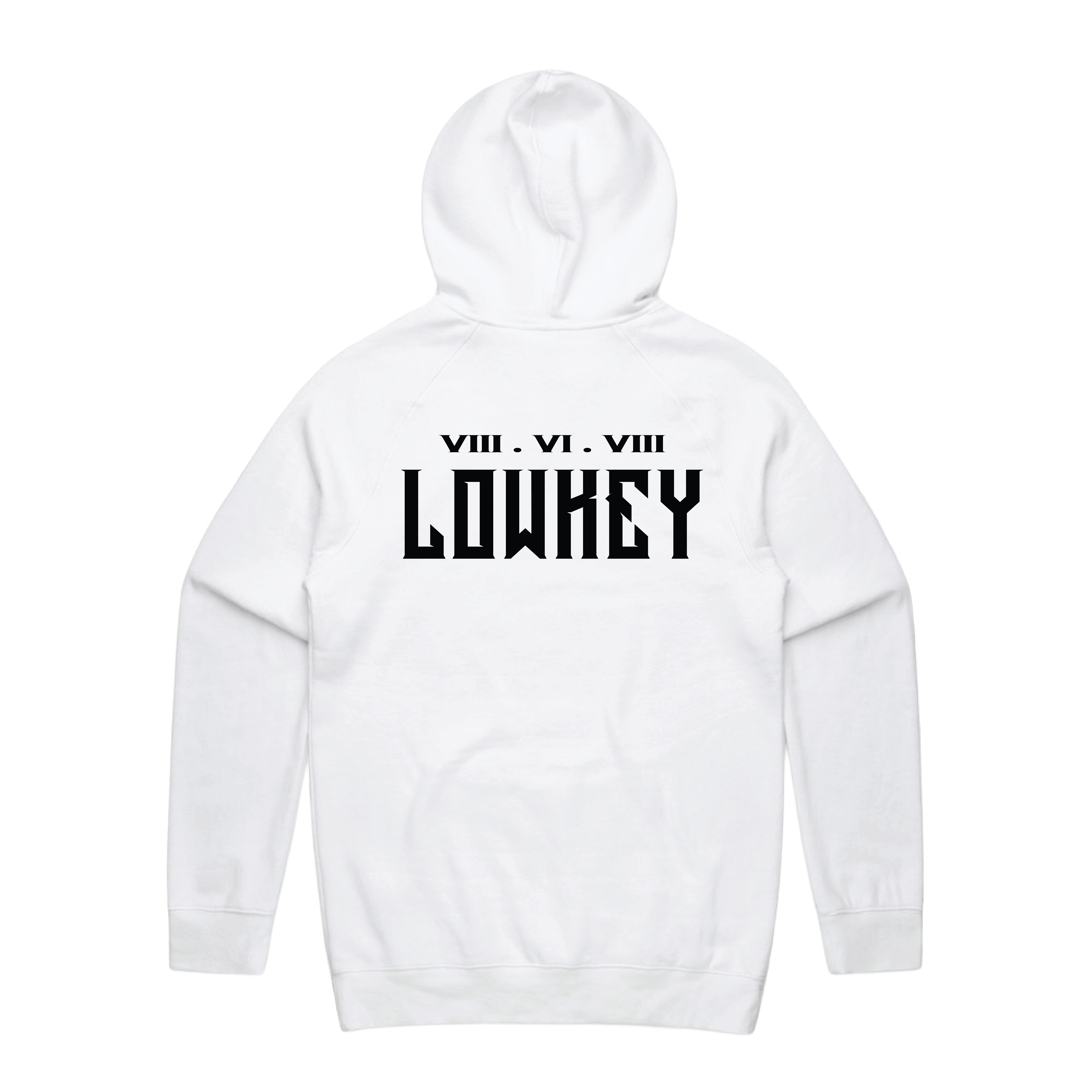 White Hoodie Back