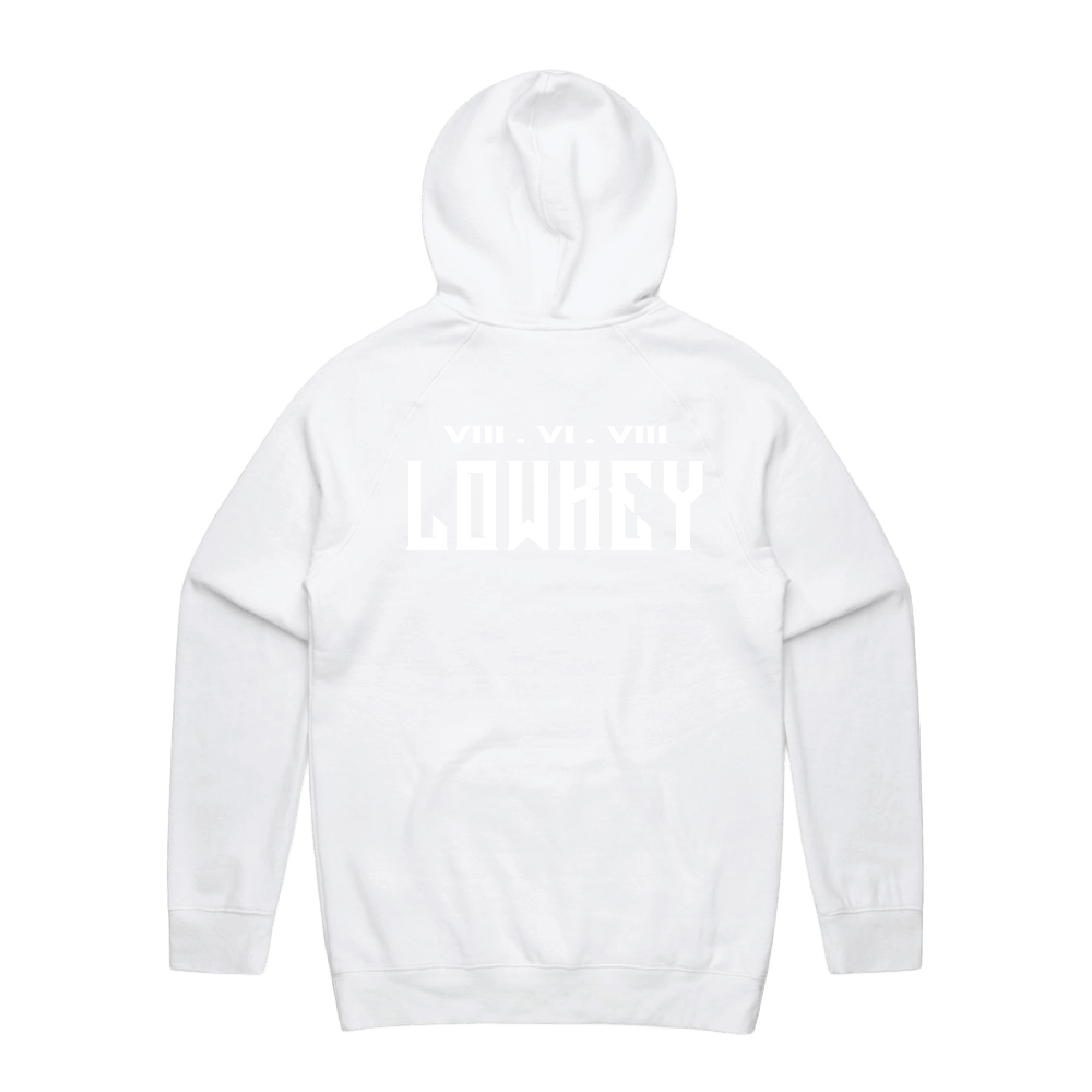 White White Hoodie Back