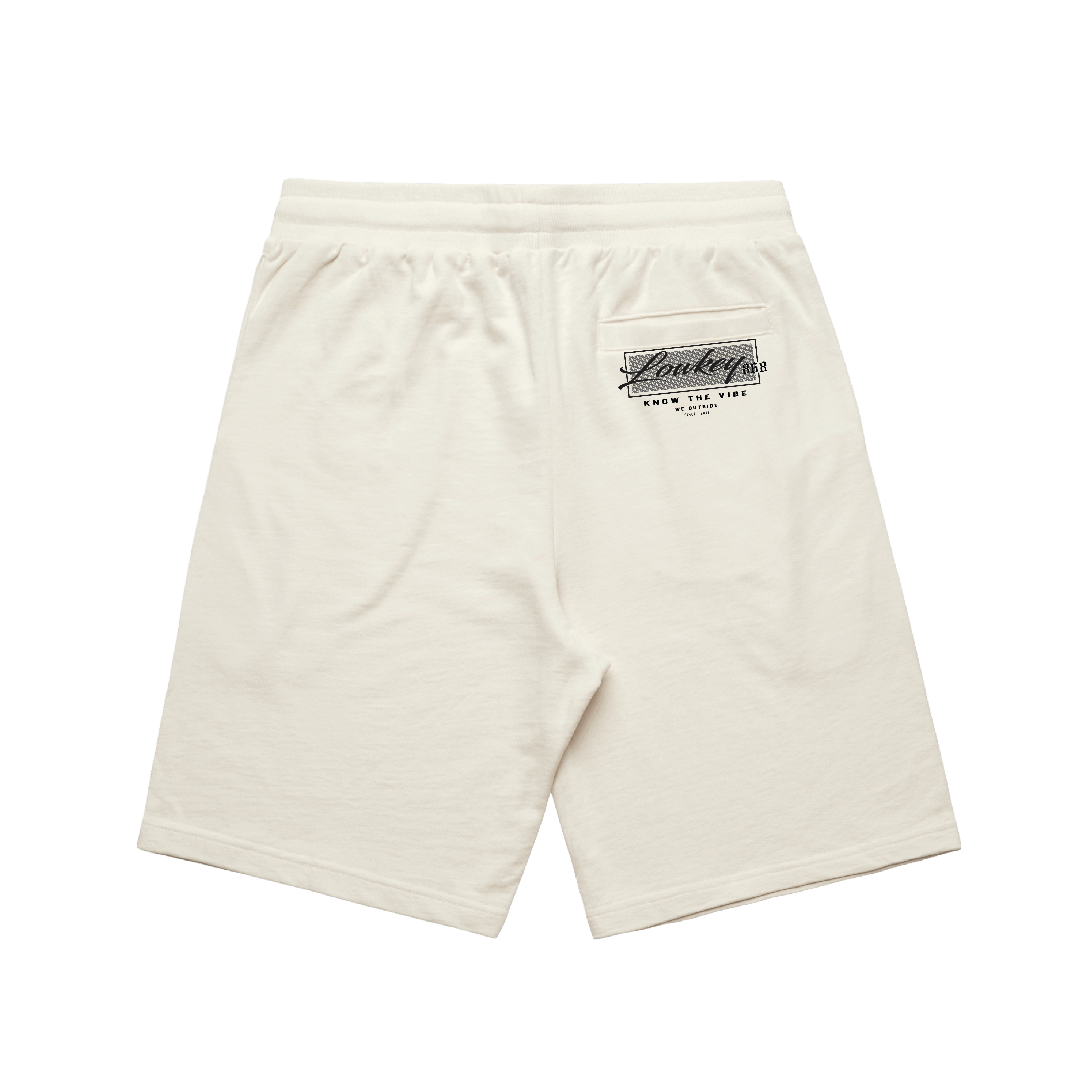 Ecru Shorts Back